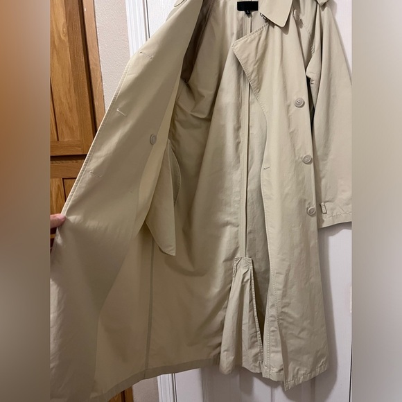 NWT NILI LOTAN Tanner Trench Coat in Eggshell Size Small - Picture 11 of 16